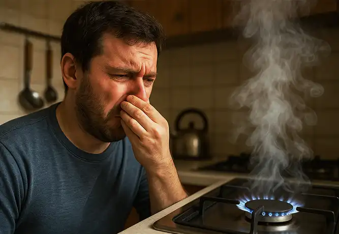  راهکارهای برای بوی بد گاز رومیزی