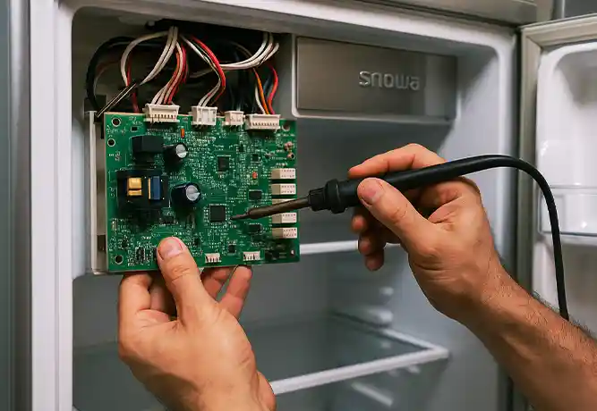 تعمیرات برد یخچال اسنوا مشهد