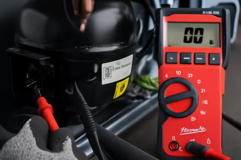 تست اتصال کوتاه کمپرسور یخچال